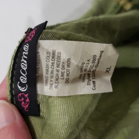 XL VTG vintage  cocomo gold sequin cami tank - Picture 4 of 9